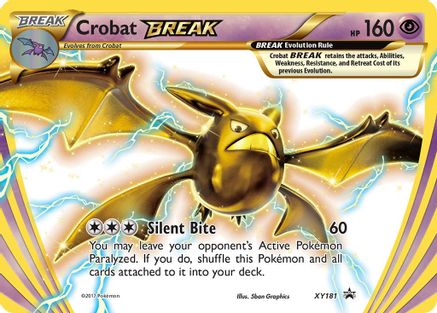 XY Promos  XY181 Crobat BREAK  - Holofoil - Promo