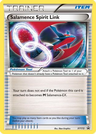 XY Promos  XY172 Salamence Spirit Link  - Promo
