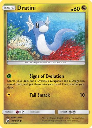 SM Base Set  094/149 Dratini  - Common