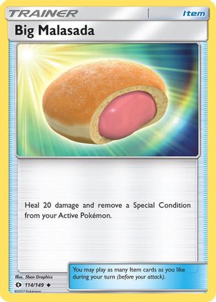 SM Base Set  114/149 Big Malasada  - Reverse Holofoil - Uncommon