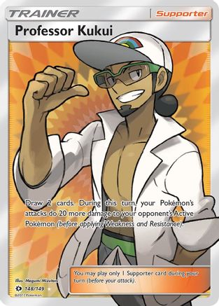 SM Base Set  148/149 Professor Kukui (Full Art)  - Holofoil - Ultra Rare