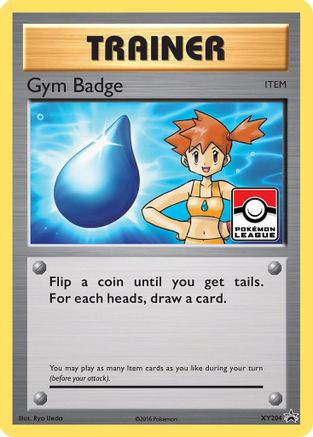 XY Promos  XY204 Gym Badge (Misty)  - Holofoil - Promo