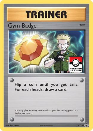 XY Promos  XY205 Gym Badge (Lt. Surge)  - Holofoil - Promo