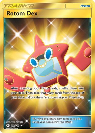 SM Base Set  159/149 Rotom Dex (Secret)  - Holofoil - Secret Rare