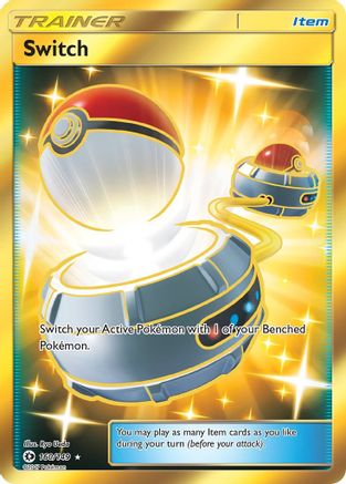 SM Base Set  160/149 Switch (Secret)  - Holofoil - Secret Rare