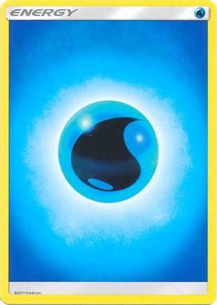 SM Base Set  166 Water Energy (2017 Unnumbered)  - Common
