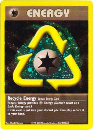 League & Championship Cards  Recycle Energy (WotC 2002 League Promo)  - Holofoil - Promo