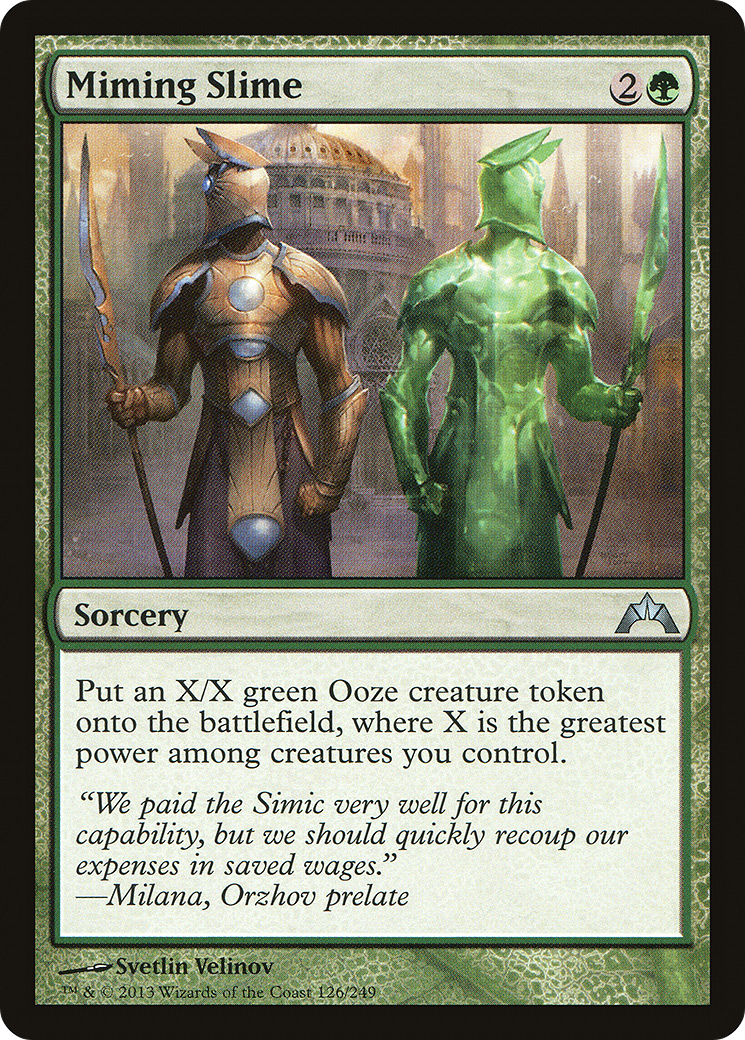 Gatecrash - (GTC-126) - Miming Slime Foil