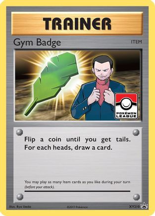 XY Promos  XY210 Gym Badge (Giovanni)  - Holofoil - Promo