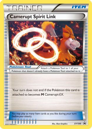 XY Promos  XY199 Camerupt Spirit Link  - Promo