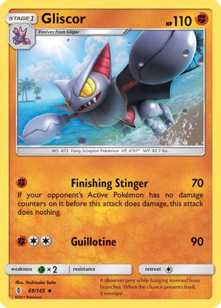 SM  Guardians Rising  068 Gliscor  - Uncommon