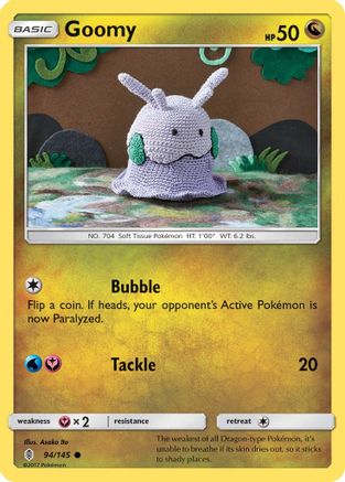 SM  Guardians Rising  094/145 Goomy  - Reverse Holofoil - Common