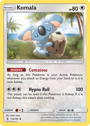 SM  Guardians Rising  114/145 Komala  - Uncommon