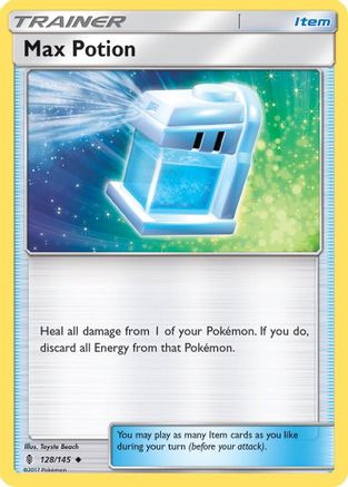 SM  Guardians Rising  128/145 Max Potion  - Uncommon