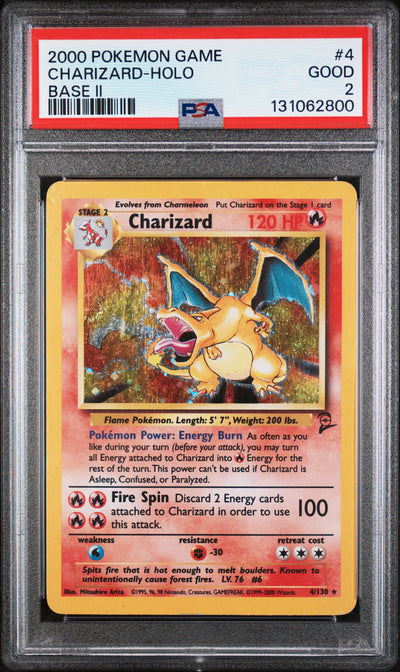 Base Set 2  004/130 PSA2 #131062800 Charizard  - Holofoil - Holo Rare