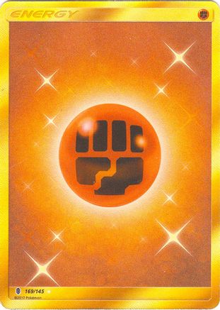 SM  Guardians Rising  169/145 Fighting Energy (Secret)  - Holofoil - Secret Rare