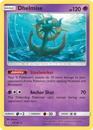 Deck Exclusives  059/145 Dhelmise  - Rare