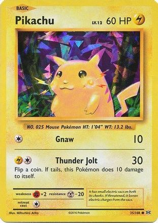 Deck Exclusives  035/108 Pikachu  - Holofoil - Holo Rare