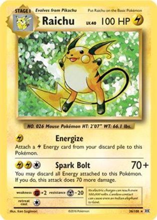 Deck Exclusives  036/108 Raichu  - Rare