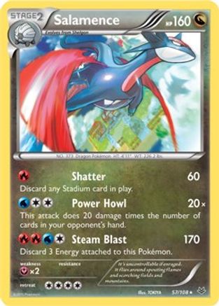 Deck Exclusives  057/108 Salamence  - Rare