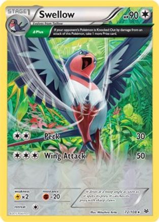 Deck Exclusives  072/108 Swellow  - Rare
