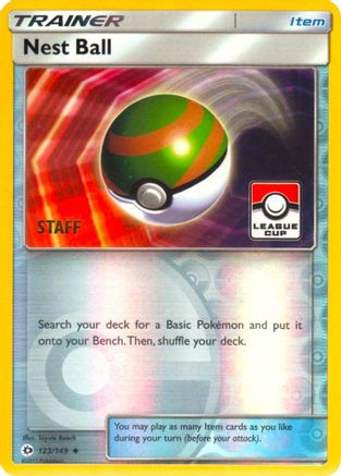 League & Championship Cards /149 Nest Ball - 123/149 (League Cup) [Staff]  - Reverse Holofoil - Promo