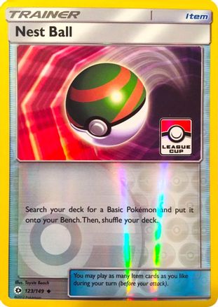 League & Championship Cards /149 Nest Ball - 123/149 (League Cup)  - Reverse Holofoil - Promo