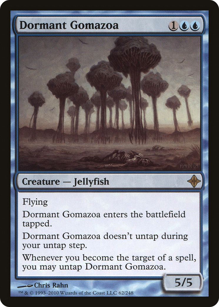 Rise of the Eldrazi - (ROE-062) - Dormant Gomazoa Foil