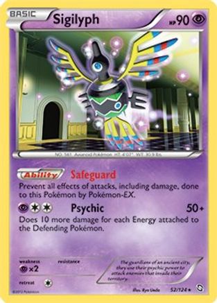 Deck Exclusives  052/124 Sigilyph  - Rare