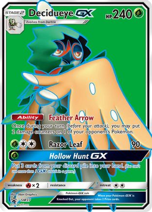 SM Promos  SM37 Decidueye GX  - Holofoil - Promo