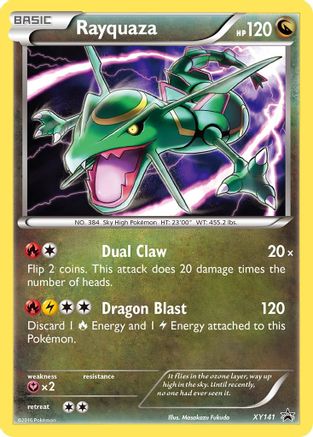 XY Promos  XY141 Rayquaza  - Holofoil - Promo