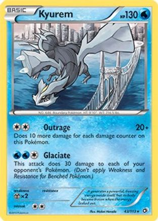 Deck Exclusives  043/113 Kyurem 43/113 (BW Legendary Treasures)  - Rare