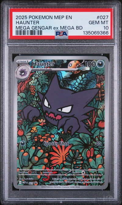 ME Mega Evolution Promo  027 PSA10 #135069366 Haunter  - Holofoil - Illustration Rare