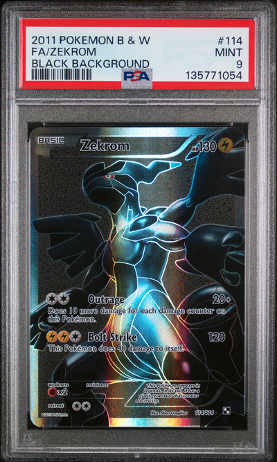 Black and White  114/114 PSA9 #135771054 Zekrom (114 Full Art)  - Holofoil - Ultra Rare