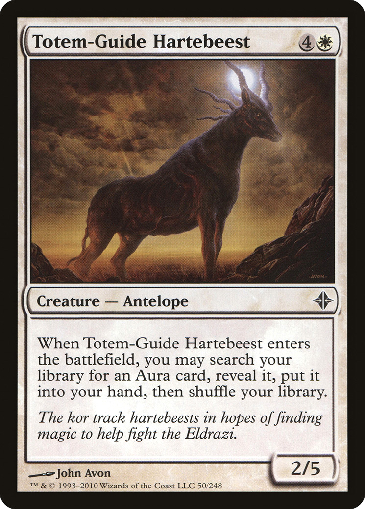 Rise of the Eldrazi - (ROE-050) - Totem-Guide Hartebeest