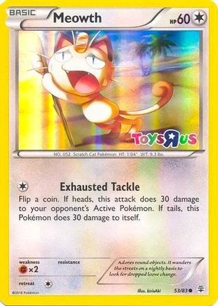 Miscellaneous Cards & Products  053/83 Meowth  - Holofoil - Promo