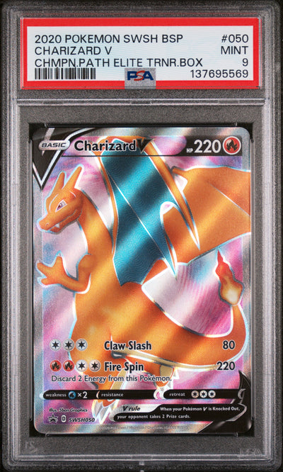 SWSH Sword & Shield Promo Cards  SWSH050 PSA9 #137695569 Charizard V  - Holofoil - Promo