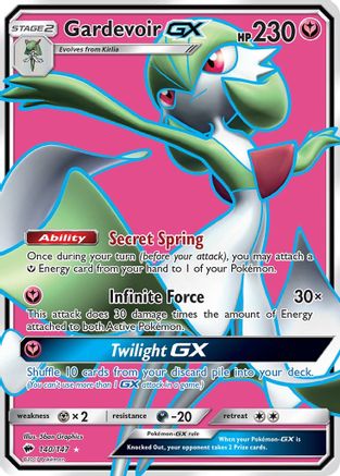 SM  Burning Shadows  140/147 Gardevoir GX (Full Art)  - Holofoil - Ultra Rare
