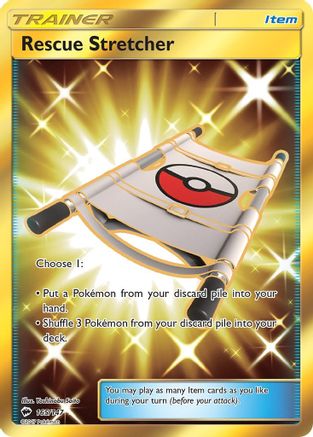 SM  Burning Shadows  165/147 Rescue Stretcher (Secret)  - Holofoil - Secret Rare