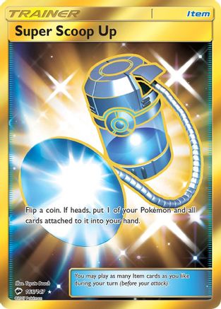 SM  Burning Shadows  166 Super Scoop Up (Secret)  - Holofoil - Secret Rare
