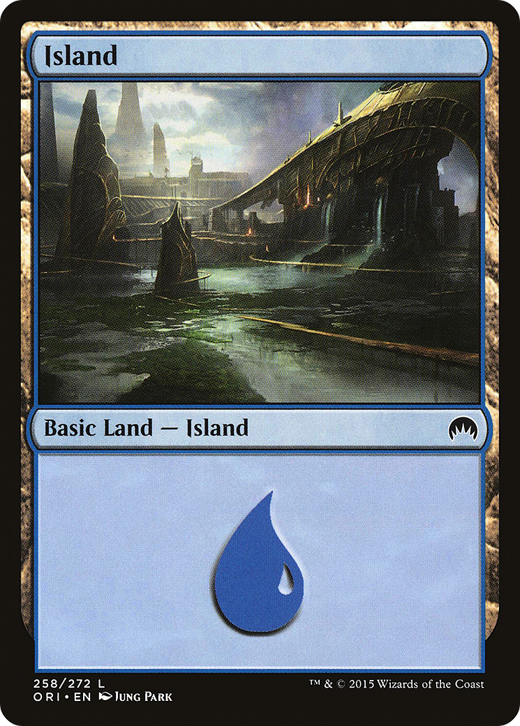 Magic Origins - (ORI-258) - Island (258)