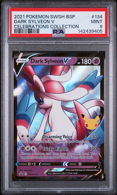 SWSH Sword & Shield Promo Cards  SWSH134 PSA9 #142439405 Dark Sylveon V  - Holofoil - Promo