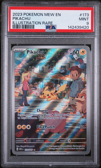 SV Scarlet & Violet 151 PSA9 #142439420 173/165 Pikachu  - Holofoil - Illustration Rare
