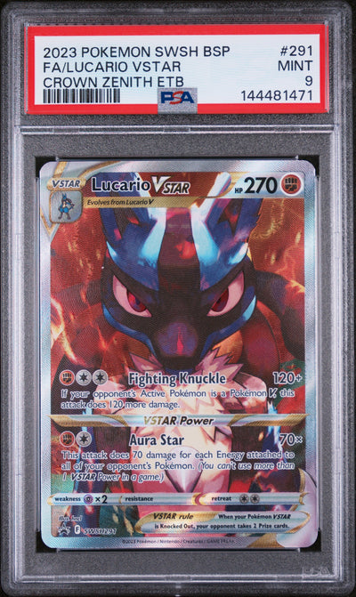 SWSH Sword & Shield Promo Cards  SWSH291 PSA9 #144481471 Lucario VSTAR  - Holofoil - Promo