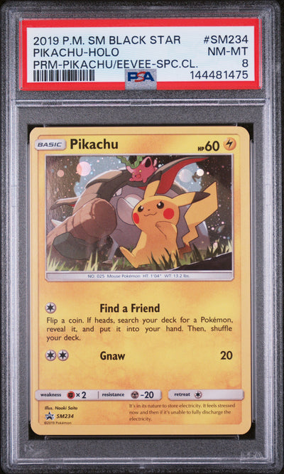 SM Promos  SM234 PSA8 #144481475 Pikachu  - Holofoil - Promo