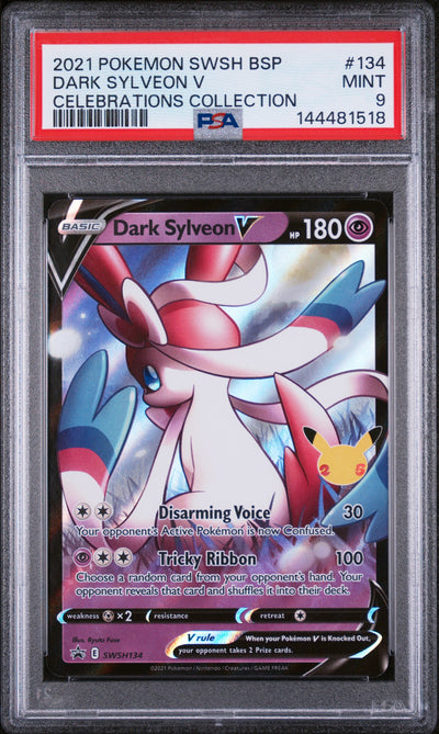 SWSH Sword & Shield Promo Cards  SWSH134 PSA9 #144481518 Dark Sylveon V  - Holofoil - Promo