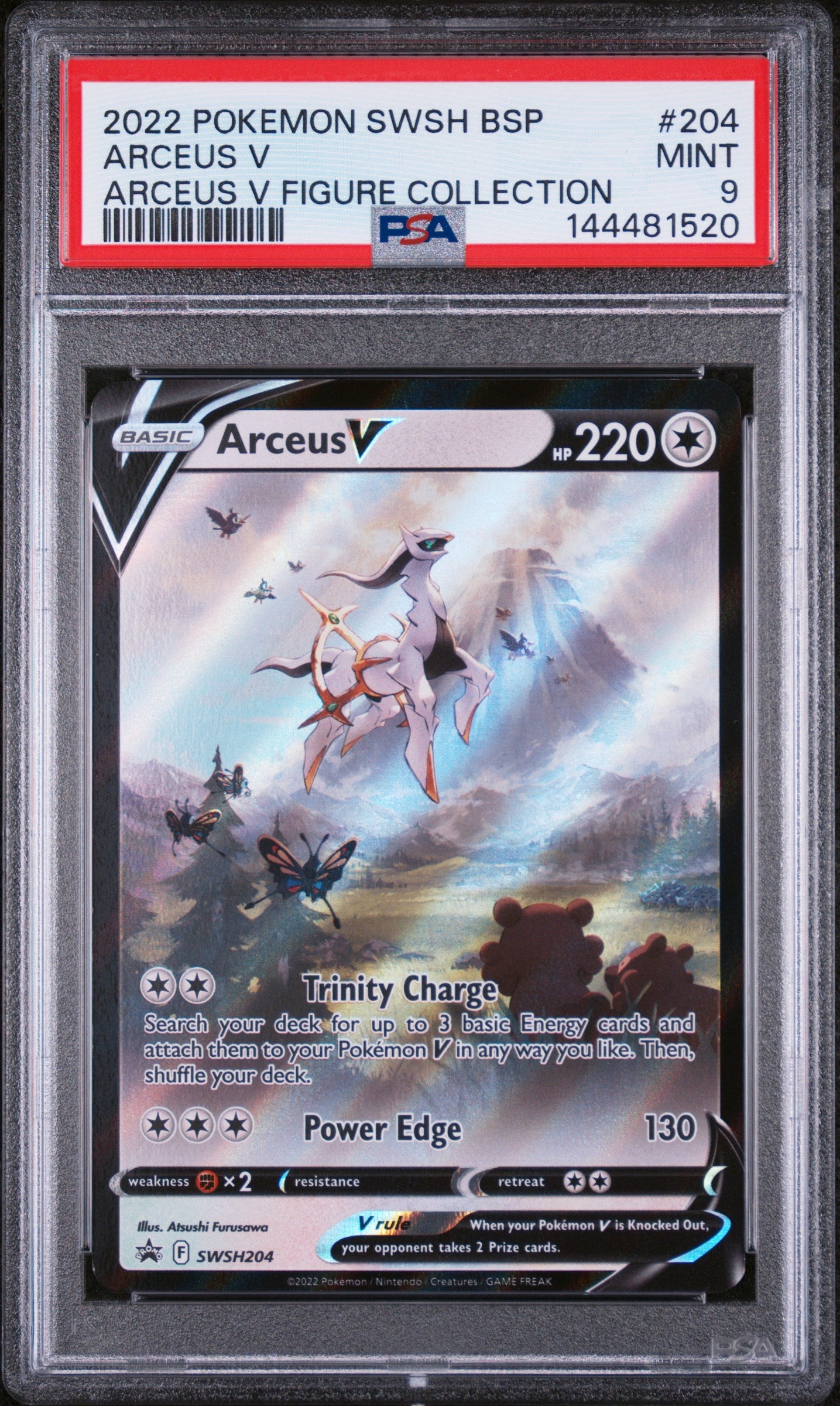SWSH Sword & Shield Promo Cards  SWSH204 PSA9 #144481520 Arceus V  - Holofoil - Promo