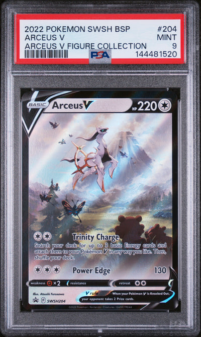 SWSH Sword & Shield Promo Cards  SWSH204 PSA9 #144481520 Arceus V  - Holofoil - Promo