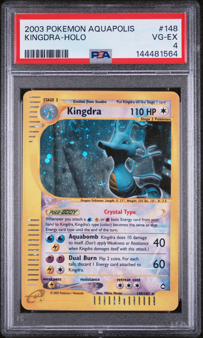 Aquapolis  148 PSA4 #144481564 Kingdra (148)  - Holofoil - Secret Rare