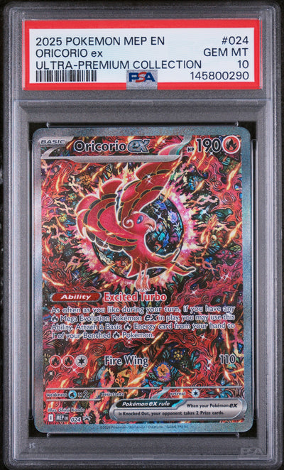 ME Mega Evolution Promo  024 PSA10 #145800290 Oricorio ex  - Holofoil - Promo